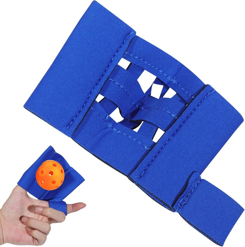 Rummo Catchers Mitt, Two Finger Training Glove Mini Lightweight Web Glove Catcher Breathable Practice Balls Training for Baseball Softball - Image 1